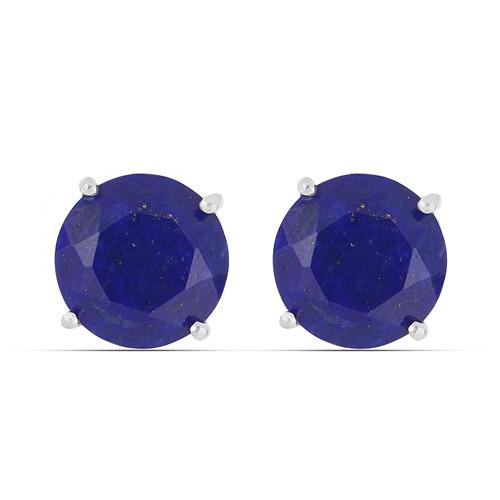 BUY NATURAL LAPIS LAZULI SINGLE STONE EARRINGS